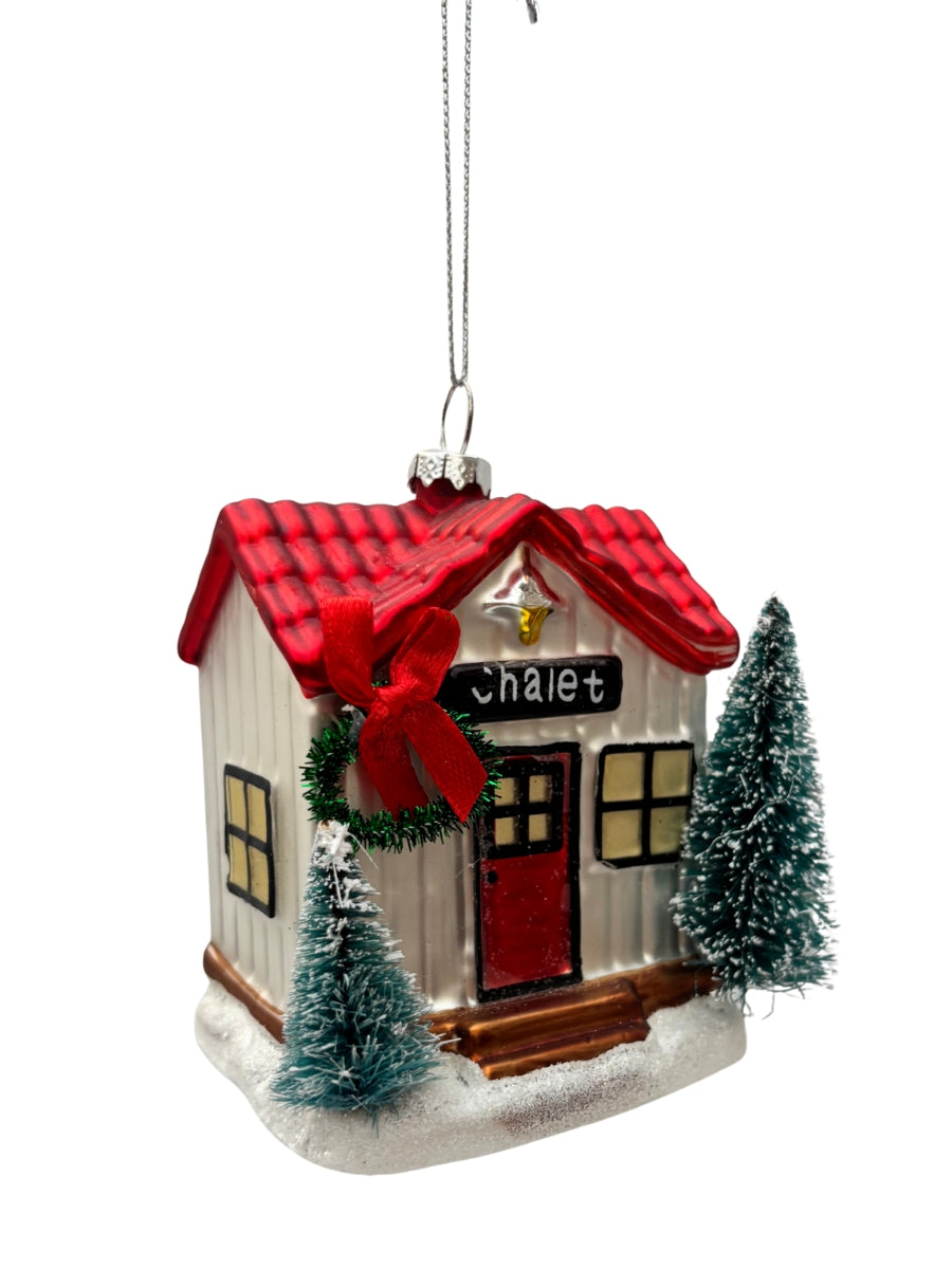 Ski Chalet Ornament